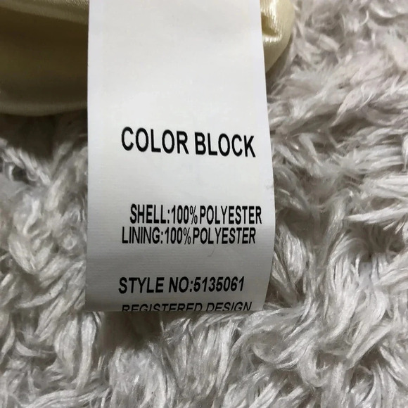 COLOR BLOCK Embossed Tulip Hem Skirt - Picture 9 of 11